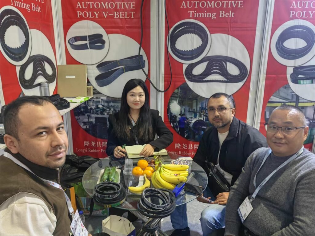 Revolutionizing the Auto Industry: Longyi rubber belt factory Shines at Shanghai automechanika Auto Parts Fair** 5 Revolutionizing the Auto Industry: Longyi rubber belt factory Shines at Shanghai automechanika Auto Parts Fair** WechatIMG204