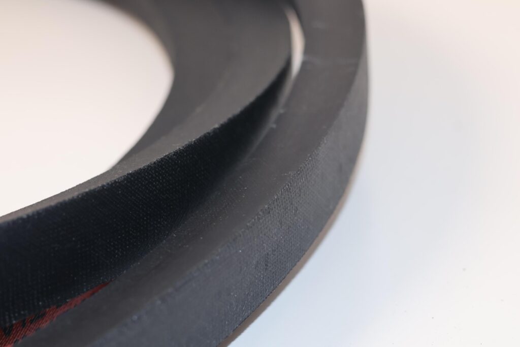 Classic V-belt loop showing the wedge cross-section